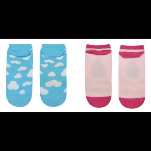 Ladies Fun Food 2 Pair Pack Lowcut Socks - Holy Guacamole / You're Salty - Picture 3 of 3